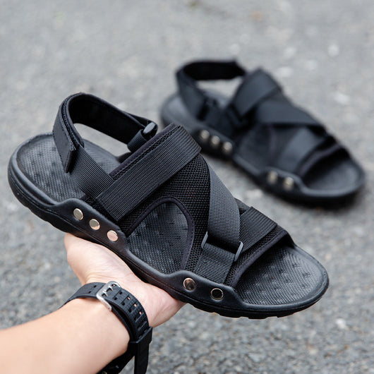 Sandalias Romanas Casuales para Hombre con Velcro - Image 7