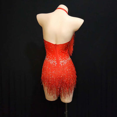 Traje de Danza Yoga Ballet con Borlas - Estándar Nacional - Image 3