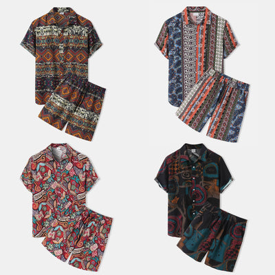 Camisa Casual Estampada de Manga Corta para Hombre - Image 16