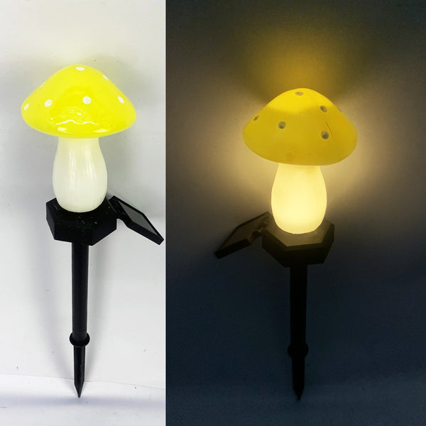 Luz Solar Decorativa Champiñón para Jardín - Iluminación Exterior Multicolor Impermeable - Image 5
