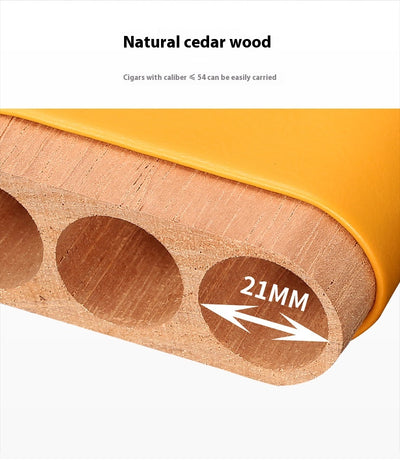Humidificador Portátil de Madera de Cedro para Puros y Cigarrillos - Image 15