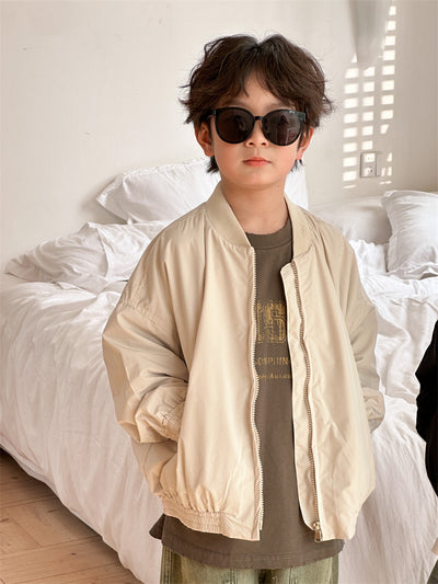 Chaqueta Infantil con Bordado de Letras - Abrigo de Moda para Niños - Image 20
