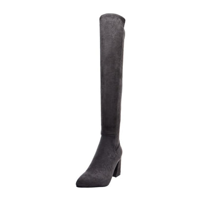 Botas de Invierno Caña Alta para Mujer con Forro Polar y Elástico - Image 2