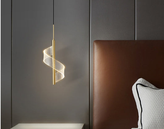 Lámpara Colgante Minimalista de Cobre Lujo Ligero - Image 13