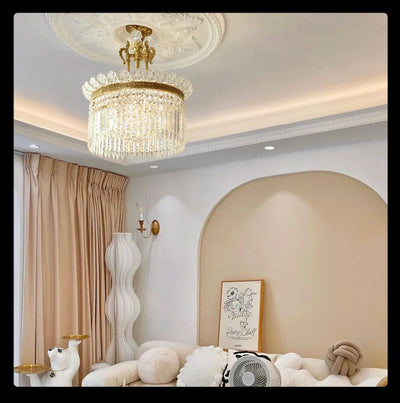 Lámpara de Cristal y Cobre para Entrada, Pasillo y Dormitorio - Image 11