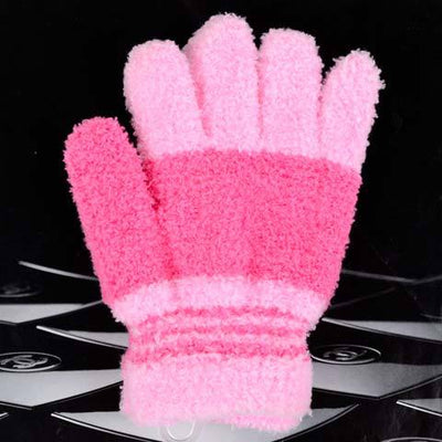 Guantes Infantiles de Felpa Cálidos y Adorables en Colores Pastel - Image 15