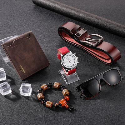 Set de 5 Relojes Casuales para Hombre - Cuarzo Versátil - Image 4