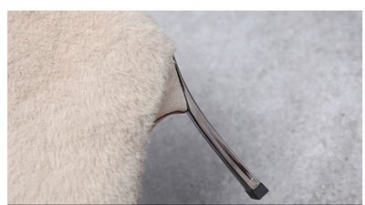 Tacón Stiletto Fino con Punta Redondeada y Forro Peluche - Image 10