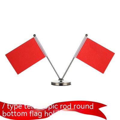 Bandera Roja Telescópica para Auto y Escritorio - Image 2