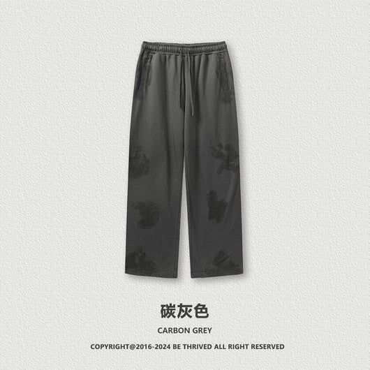 Pantalones Casuales Juveniles Teñidos con Barro - Image 6