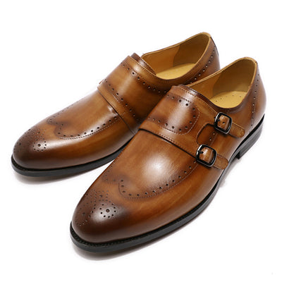 Mocasines de Cuero Premium con Hebillas Dobles para Hombre - Image 7