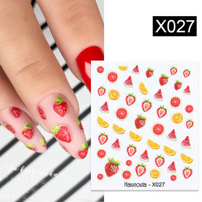 Stickers de Uñas Mariposas, Flores y Hojas - Diseños Artísticos - Image 13
