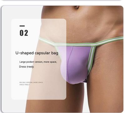 Calzoncillos Deportivos Talla Grande Hombre Seda Helada Transpirable Cintura Baja - Image 19