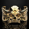 Anillo Calavera Punk de Acero Inoxidable para Hombre