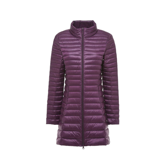 Abrigo Acolchado Mujer Otoño Invierno - Chaqueta Ligera Cuello Alto Ajustada Talla Grande - Image 8