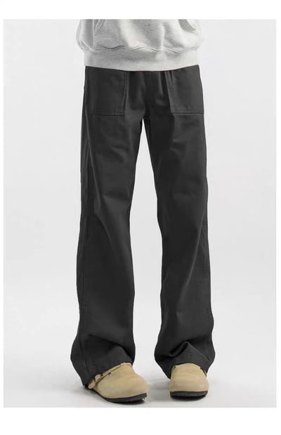 Pantalones Cargo Retro Maillard de Corte Recto para Hombre - Image 9