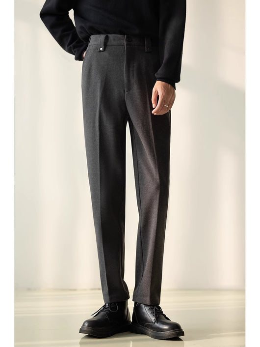 Pantalones de Vestir Casual Rectos para Hombre - Estilo Versátil - Image 8