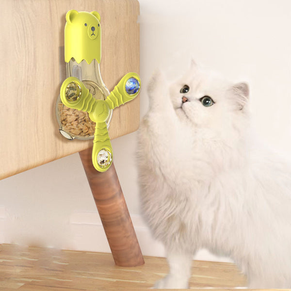 Juguete Interactivo para Gatos con Luz, Sonido y Dispensador de Premios