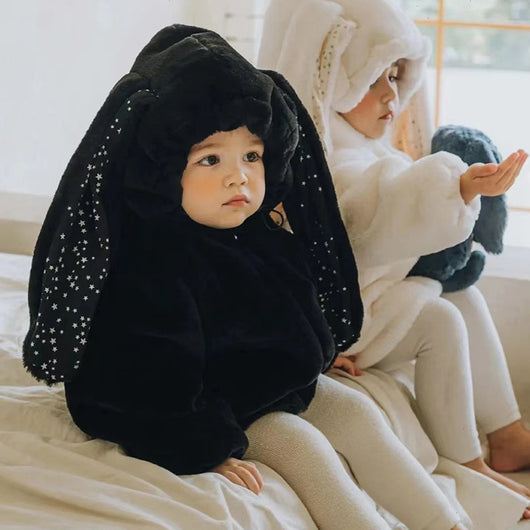 Pijama Enterizo Térmico para Bebé y Niño Pequeño con Orejas de Conejo - Image 4