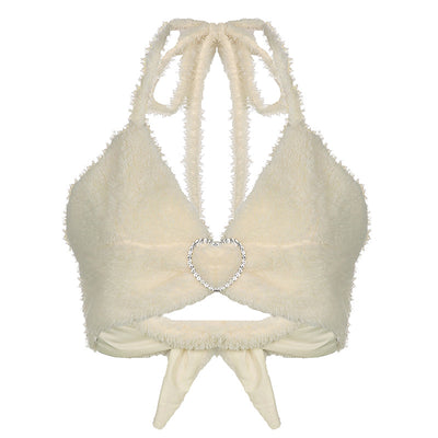 Camiseta Halter con Corazón de Diamante y Tirantes Ajustables - Image 16