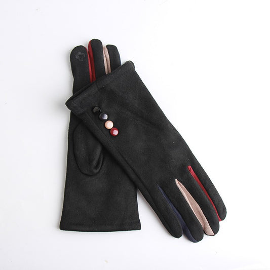 Guantes de Equitación Acolchados Cálidos para Mujer