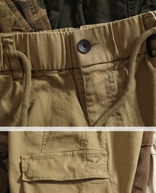 Pantalones Cargo Sueltos con Múltiples Bolsillos y Efecto Desgastado - Image 7