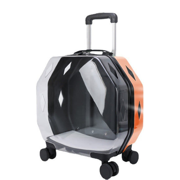 Mochila Transparente de Gran Capacidad con Ventilación para Mascotas