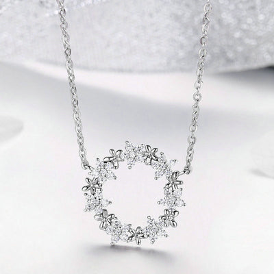 Collar de Plata Esterlina Evelyn Estrellas Brillantes S925 - Image 10