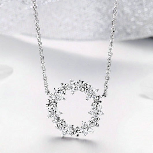 Collar de Plata Esterlina Evelyn Estrellas Brillantes S925 - Image 10