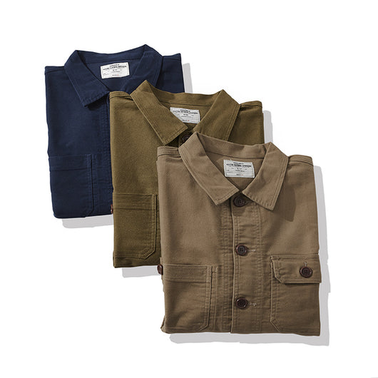 Chaqueta de Trabajo Francesa Multipocket para Hombre - Image 25