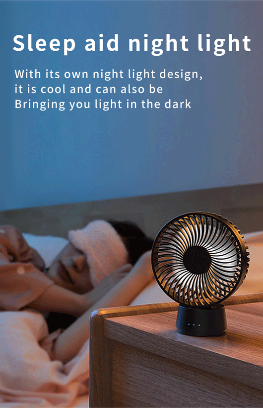 Ventilador Portátil Automático para Cochecito de Bebé con Luz LED - Image 20
