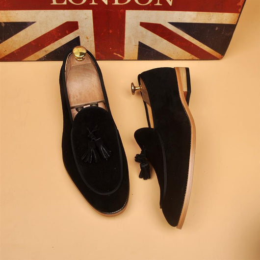 Mocasines Hombre Respirable Punta Afilada Estilo Británico Clásico - Image 15