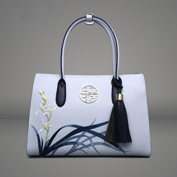 Bolso Elegante Estilo Nacional para Reuniones Familiares y Festival de Otoño