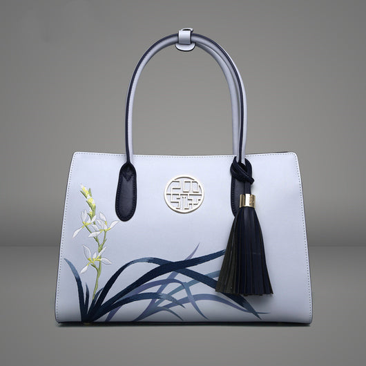 Bolso Elegante Estilo Nacional para Reuniones Familiares y Festival de Otoño