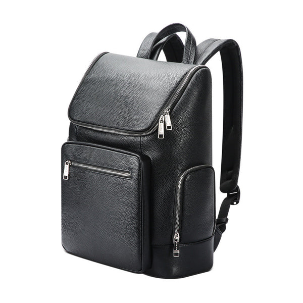 Mochila Ejecutiva de Cuero con Gran Capacidad para Viajes y Negocios - Image 4