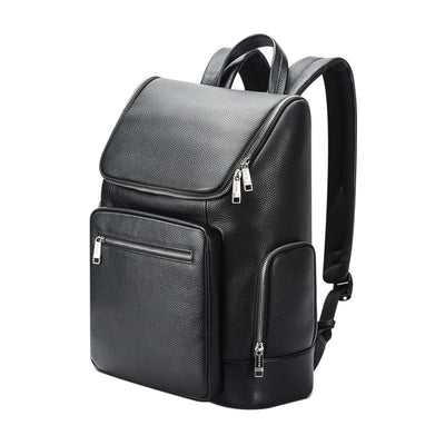 Mochila Ejecutiva de Cuero con Gran Capacidad para Viajes y Negocios - Image 4