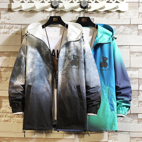 Chamarra Hoodie Degradada para Hombre - Diseño Moderno y Personalizado