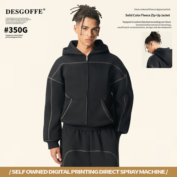 Chaqueta Deportiva Hip-hop con Cierre de Cremallera para Hombre