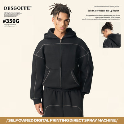 Chaqueta Deportiva Hip-hop con Cierre de Cremallera para Hombre