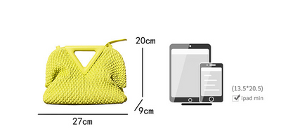 Bolso Nube Triangular de Cuero Vacuno Texturizado - Image 11