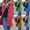 Abrigo Cardigan de Lana para Mujer con Cierre de Hebilla Decorativa
