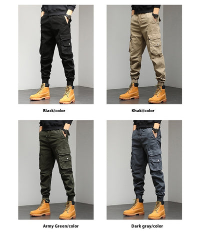 Pantalones Casuales Versátiles para Hombre Multi-Bolsillos - Image 12