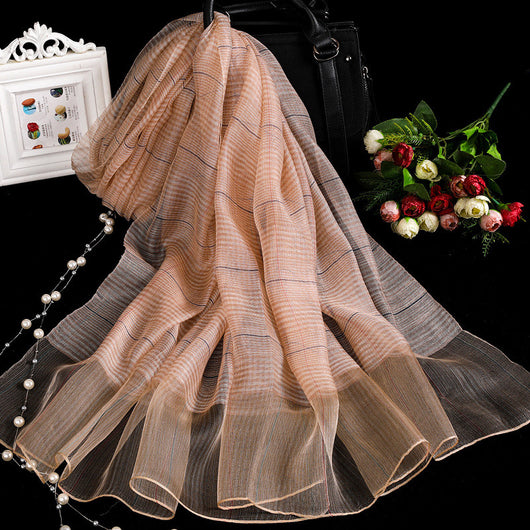 Bufanda de Cachemira Cuadros Británica Doble Faz para Mujer 200x70cm - Image 66