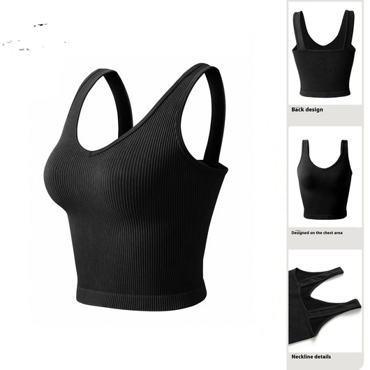 Top Deportivo sin Costuras Transpirable para Yoga Mujer - Image 10