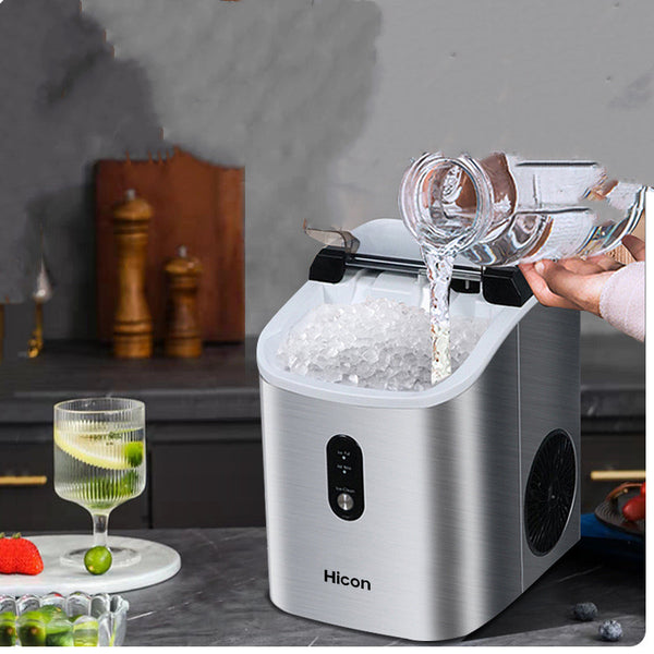 Trituradora Automática de Hielo 16kg - Máquina Compacta para Bebidas