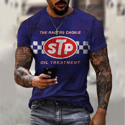 Camiseta Deportiva Slim Fit para Hombre con Estampado Moderno - Image 5