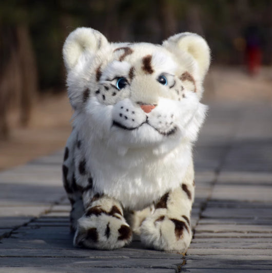 Peluche Leopardo de Nieve - Juguete Realista de Simulación - Image 6