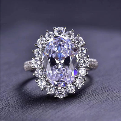 Anillo de Diamante Moissanita Ovalado - Joya de Lujo Premium - Image 3