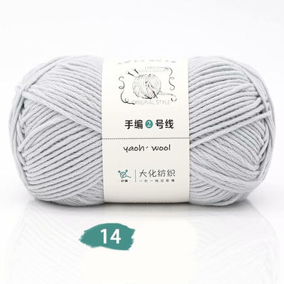 Lana Tejida a Mano Grosor Medio - Kit DIY con Aguja para Bufanda, Gorro y Abrigo - Image 56