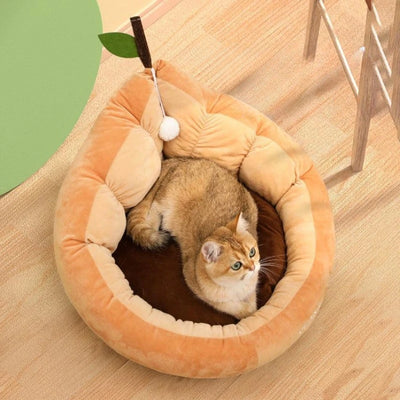 Cama Cálida y Acogedora para Gatos y Perros Pequeños - Nido de Algodón Suave - Image 6